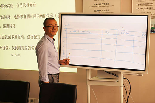 中海殼牌負責人現場體驗后對產品功能總結