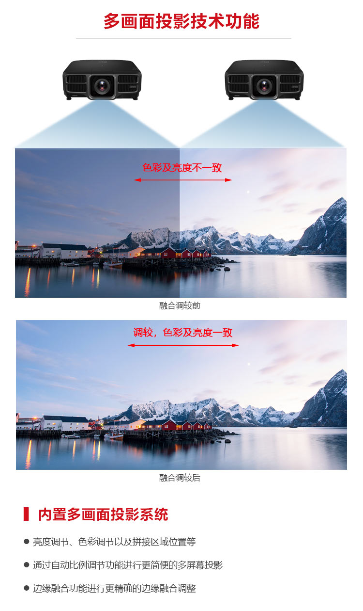 愛普生CB-L1505U投影機(jī) 畫面融合